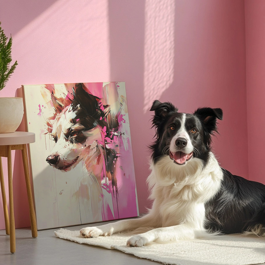 Pink Reverie - Custom Pet Portrait Canvas