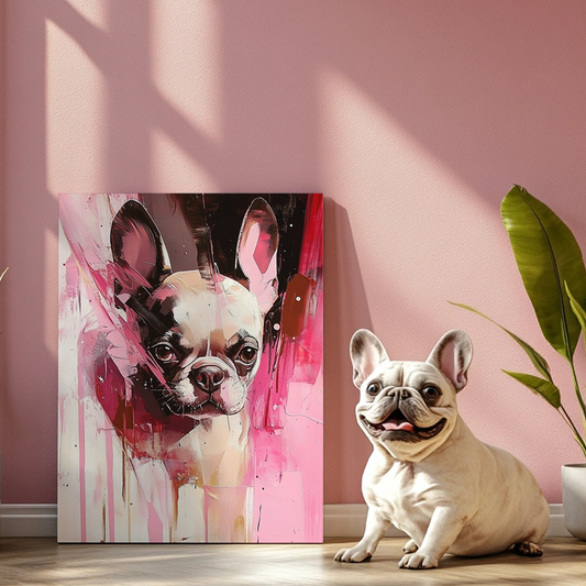 Pink Reverie - Custom Pet Portrait Canvas