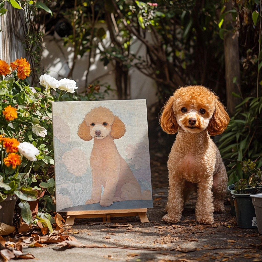 Pastel Serenity - Custom Pet Portrait Canvas