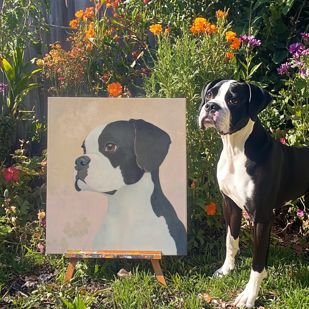 Pastel Serenity - Custom Pet Portrait Canvas