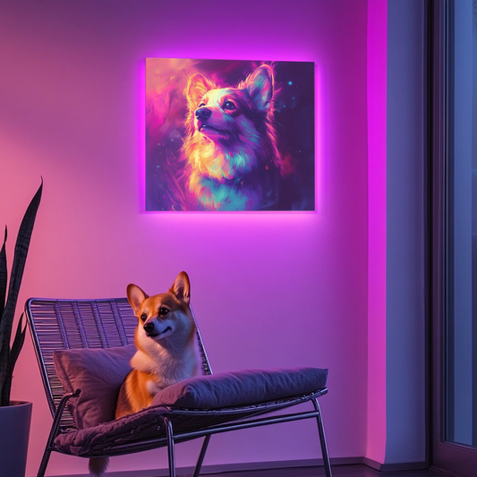 Nebula Dreams - Custom Pet Portrait Canvas