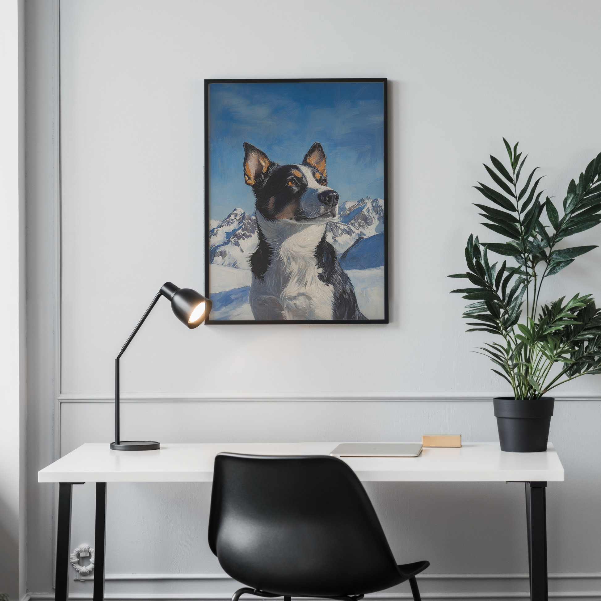 Snowy Peak - Custom Pet Portrait Canvas