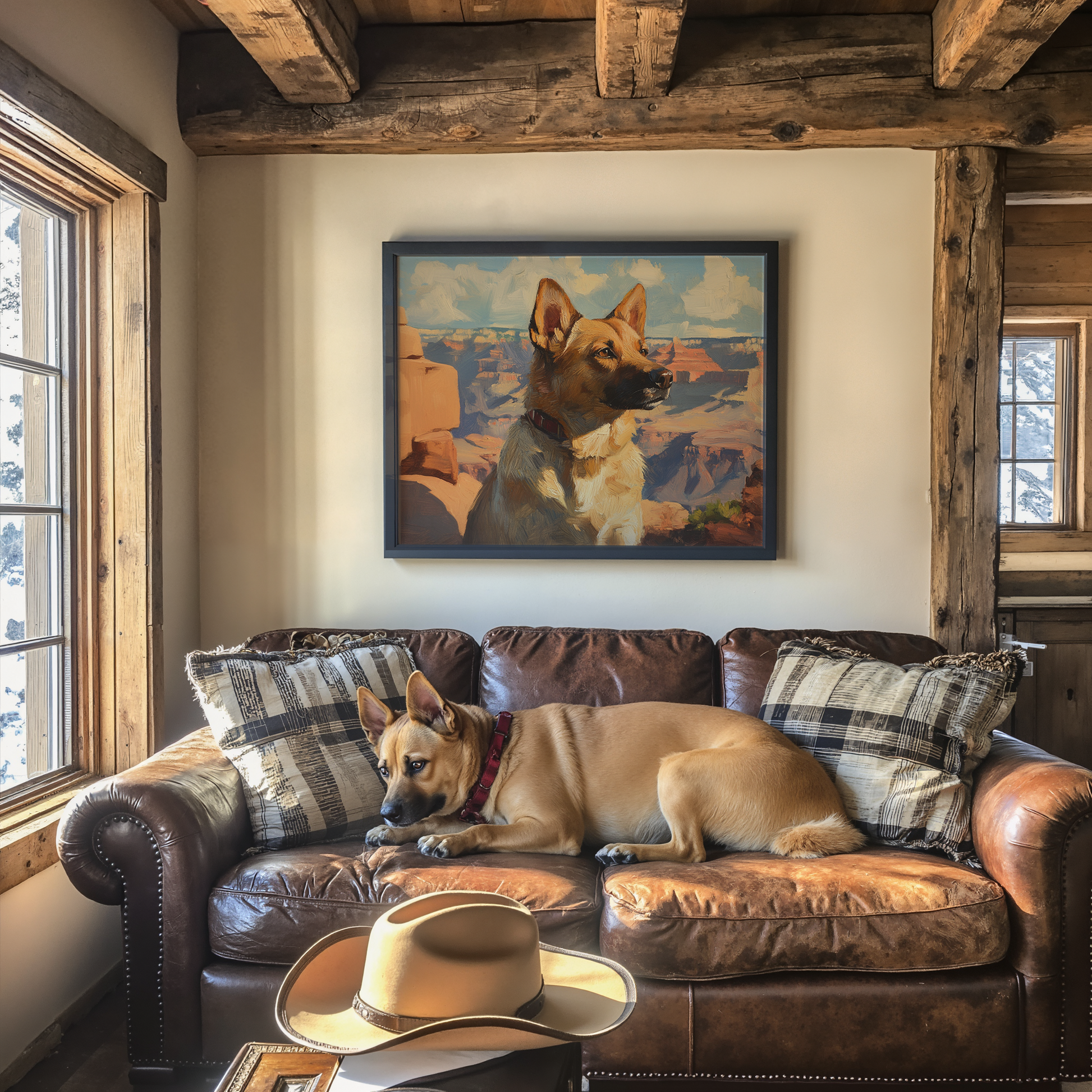 Grand Canyon  - Custom Pet Portrait Canvas